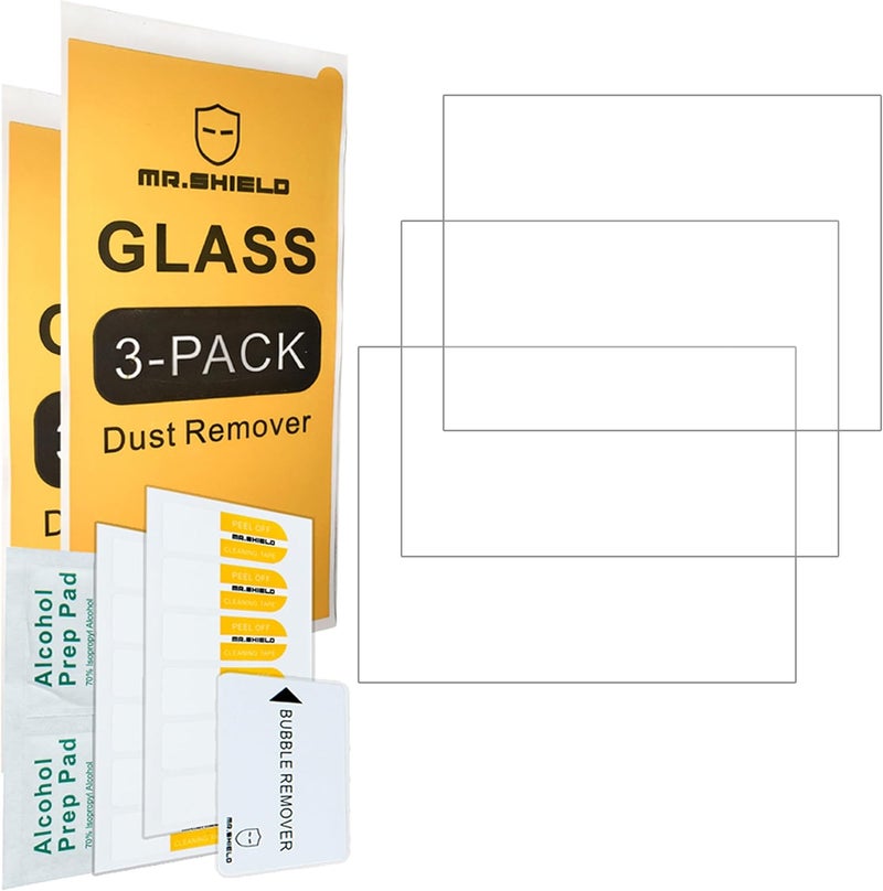 Mr Shield Screen Protector compatible with ANBERNIC RG40XXV [Tempered Glass] [3-PACK] [Japan Glass with 9H Hardness] - Image 2